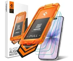 Apsauginis stiklas Spigen ALM GLAS.TR SLIM 3-pack Apple iPhone 17 Pro Max skaidrus