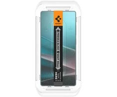 Spigen apsauginis stiklas GLAS.TR”EZ FIT” HD 2-pack skirtas Samsung Galaxy S25 Ultra transparent