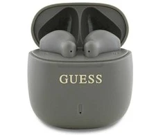 Guess ausinės Bluetooth GUTWSJ14ESGE TWS taupe Printed Classic Logo
