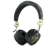 Guess ausinės Bluetooth ENC GUBH70E4PTMK juodos spalvos 4G Triangle Round Shape