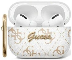 Apple AirPods PRO 2 Guess dėklas-kabukas (GUAP2PG4GPH) baltas