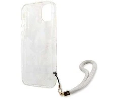 Dėklas Guess GUHCP13SHFLSU Apple iPhone 13 mini 5,4″ violetinė hardcase Flower Strap