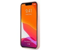 Dėklas Guess GUHCP13XLS4GWPI, skirtas iPhone 13 Pro Max, rožinis