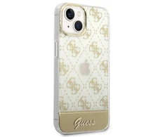 Dėklas GUESS GUHCP14MHG4MHG IPHONE 14 PLUS / 15 PLUS 6.7 "GOLD / GOLD HARDCASE 4G PATTERN SCRIPT
