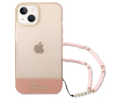 Dėklas GUESS GUHCP14MHGCOHP IPHONE 14 PLUS / 15 PLUS 6.7 "Rožinis / Rožinis HARDCASE TRANSLUENT PEARL STAP