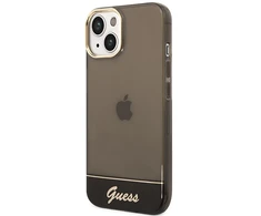Dėklas GUESS GUHCP14MHGCOK IPHONE 14 PLUS / 15 PLUS 6.7 "Juodas / Juodas HARDCASE TRANSLUCENT