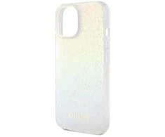 Apple iPhone 13 / 14 / 15 Guess dėklas IML Faceted Mirror Disco Iridescent (GUHCP14SHDECMI) įvairiaspalvis