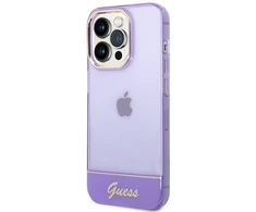 Permatomas telefono dėklas Guess Translucent iPhone 14 Pro Max