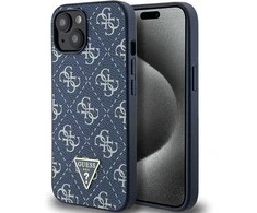 Guess GUHCP15MPG4GPB Apple iPhone 15 Plus / 14 Plus 6.7″ mėlynas kietas dėklas 4G Triangle Metal Logo