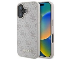 Guess 4G Classic - dėklas skirtas Apple iPhone 16 pink