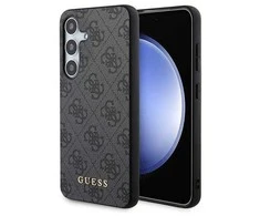Samsung Galaxy S24 Guess dėklas 4G Metal Gold Logo (GUHCS24SG4GFGR) juodos spalvos