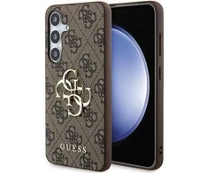 Guess 4G Big Metal Logo Samsung Galaxy A35 - dėklas telefonui rudos spalvos