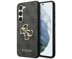 Samsung Galaxy A35 5G Guess dėklas 4G Big Metal Logo (GUHCSA354GMGGR) juodos spalvos