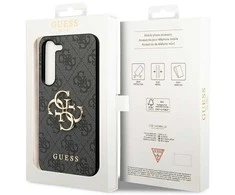 Samsung Galaxy A35 5G Guess dėklas 4G Big Metal Logo (GUHCSA354GMGGR) juodos spalvos
