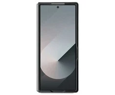 Guess PC/TPU Glitter Flakes Metal Logo Samsung Galaxy Z Fold6 dėklas telefonui rožinės spalvos