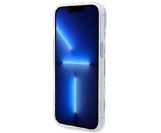 Apple iPhone 14 Plus Guess Dėklas Metal Outline Magsafe (GUHMP14MHTRMB) mėlynos spalvos