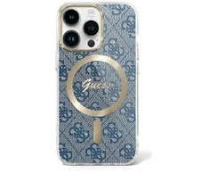 Guess IML 4G MagSafe Case Apple iPhone 16 Pro Max - dėklas telefonui mėlynos spalvos