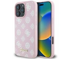 Guess Peony Script MagSafe - dėklas skirtas Apple iPhone 16 Pro Max pink