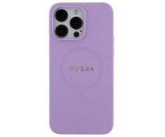 Guess Saffiano MagSafe Apple iPhone 16 Pro Max Case - dėklas telefonui violetinės spalvos