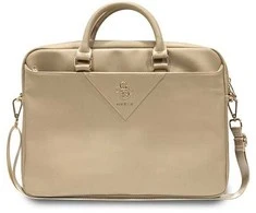 Nešiojamo kompiuterio krepšys 16" Guess Triangle 4G (GUCB15ZPGSTEGD) aukso spalvos