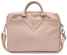 Nešiojamo kompiuterio krepšys 16" Guess Triangle 4G (GUCB15ZPGSTEGP) rožinės spalvos