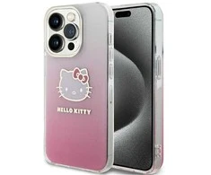 Hello Kitty HKHCP14XHDGKEP Apple iPhone 14 Pro Max 6.7″ rožinės spalvos kietas dėklas IML Gradient Electrop Kitty He