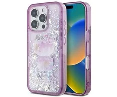 Hello Kitty HKHCP16XL50PPU Apple iPhone 16 Pro Max 6.9" dėklas telefonui violetinės spalvos Liquid Glitter 50TH Anniversary Party
