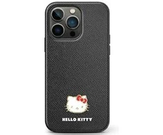 Hello Kitty HKHCZF5PGHDLMK Z Flip5 F731 juodos spalvos kietas dėklas Metal Logo Kitty Head