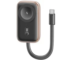 Belaidis įkroviklis skirtas Apple Watch Usams CD245 2-in-1 with 1200mAh powerbank + USB-C kabelis tarnish
