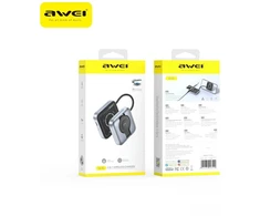 Įkroviklis indukcinė 3w1 AWEI W35 15W pilka