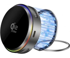 4smarts 541762, automatinis, vidaus patalpoms, USB, belaidis įkrovimas, pilkas
