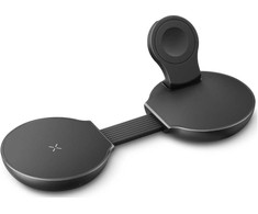 Įkroviklis indukcinė Energea Alumag Trio 2 3w1 Aliuminio składana Qi2.2 25W gunmetal