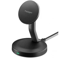 Spigen EF151MS Essential MagSafe 15W Wireless Charger - Juodas