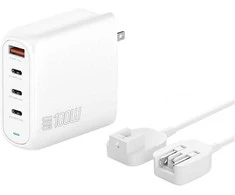 Įkroviklis jungiama į tinklą 4smarts Flex Pro 100W 3xUSB-C + 1xUSB-A Travel Edition balta