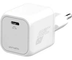 Laidinis įkroviklis 4smarts PDPlug SiC 45W USB-C baltos spalvos