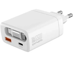 Įkroviklis jungiama į tinklą 4smarts PDPlug Slim 65W GaN Jojo balta