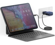 Įkroviklis jungiama į tinklą Energea TravelGo Adapteris 35 USB-A/USB-C 35W mėlyna