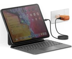 Įkroviklis jungiama į tinklą Energea TravelGo Adapteris 35 USB-A/USB-C 35W oranžinė
