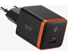 Spigen ArcStation Essential EE301EU – Wall Charger USB-C PD + QC3.0 30W (Juodas)