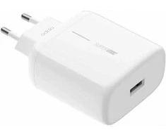 OPPO SuperVOOC originalus įkroviklis C tipo VCA7JFEH 65W baltas blisteryje