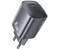 Laidinis įkroviklis USAMS T66 45W GaN Fast Charger tarnish