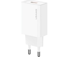 Įkroviklis jungiama į tinklą USAMS T69 10.5W 2.1A USB-A balta