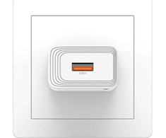 Įkroviklis jungiama į tinklą USAMS T69 18W USB-A balta