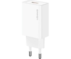 Įkroviklis jungiama į tinklą USAMS T69 18W USB-A balta