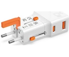 4smarts Weltreiseadapter Nomad Pocket 25W, baltas