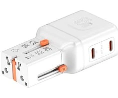 4smarts kelioninis adapteris „Nomad Pocket“ 65 W, baltas