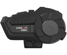 Motociklo domofonas Crown C20 Bluetooth 5.1 juodas