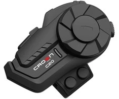 Motociklo domofonas Crown C20 Bluetooth 5.1 juodas