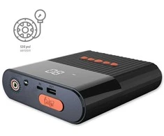 Įkroviklis „4smarts PitStop+“ 8800 mAh, išorinė baterija su kompresoriumi ir žibintuvėliu, juodas