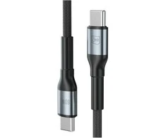 3Mk Protection 3mk Hyper Cable N-SERIES USB-C / USB-C 3m PD 3.0 QC 3.0 20V/3A 60W - juodas